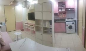 New Pinkish Two Bedrooms Unit with Full Korean Kitchenette